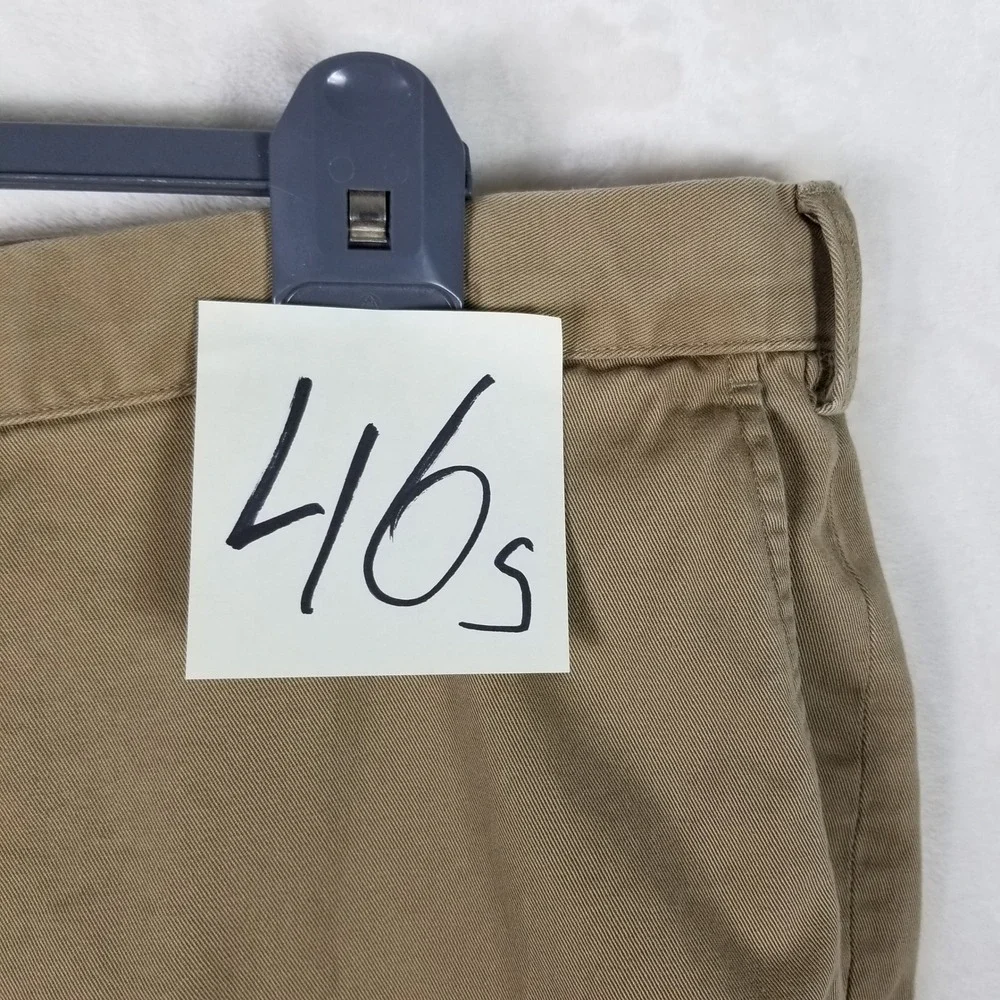Polo Ralph Lauren Chino Pants Mens 46 Khaki Tan Classic Fit 100% Cotton RN 41381